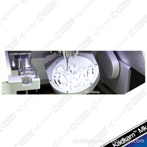 Dental Milling Machine 5 Axis Kadkam Mk-MG5D cad cam solution cnc machining simultaneous stepping dry mill open system